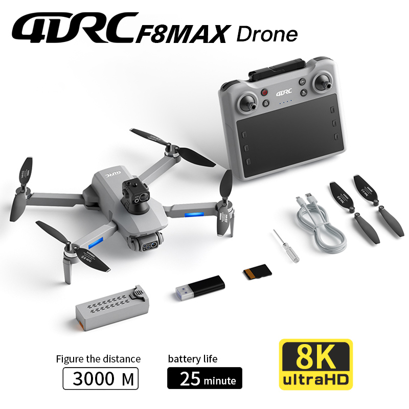 Drone Photogrammetry - F8 MAX GPS Drone Profesyonel 8K