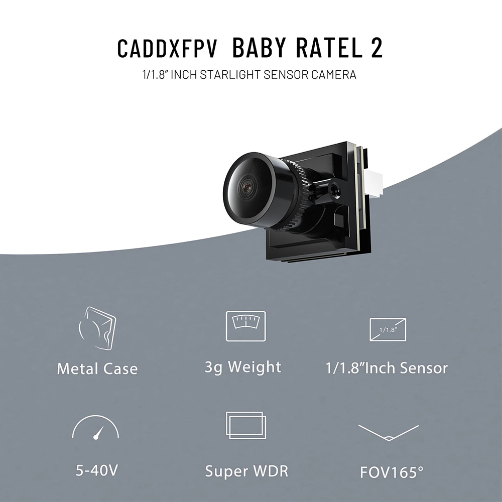 CADDX Mikro FPV Kamera Ratel 2 - Drone Cinematic incelemesi ve fiyatı