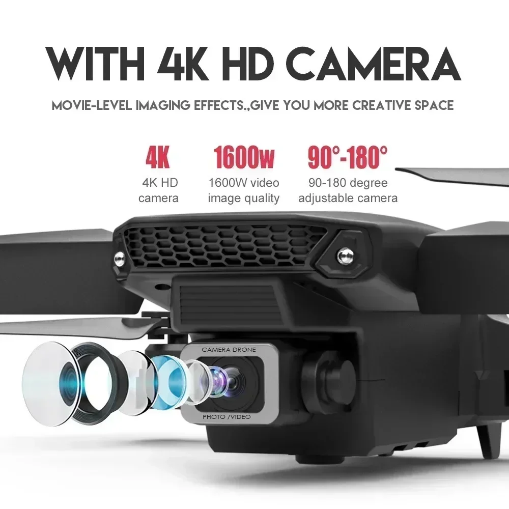 E88 Pro WIFI FPV Drone Geniş A - Drone Cinematic incelemesi ve fiyatı